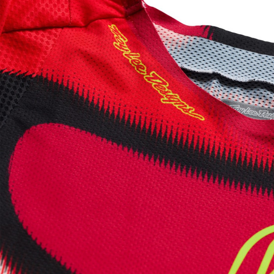 Maillot cross Troy Lee Designs 2027 SE Pro Illusion - Rouge Noir