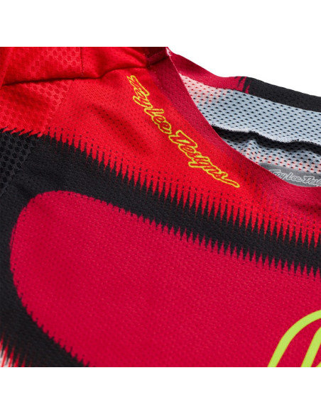 Maillot cross Troy Lee Designs 2027 SE Pro Illusion - Rouge Noir