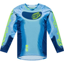Maillot cross Troy Lee Designs 2027 SE Pro Illusion - Ardoise Jaune fluo