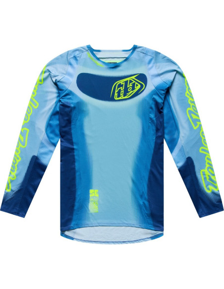 Maillot cross Troy Lee Designs 2027 SE Pro Illusion - Ardoise Jaune fluo