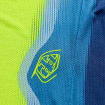Maillot cross Troy Lee Designs 2027 SE Pro Illusion - Ardoise Jaune fluo 2