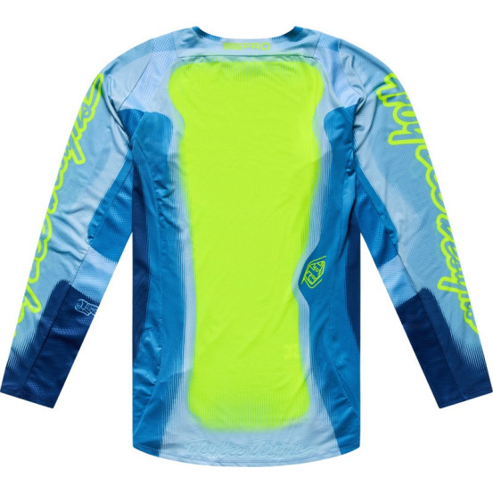 Maillot cross Troy Lee Designs 2027 SE Pro Illusion - Ardoise Jaune fluo
