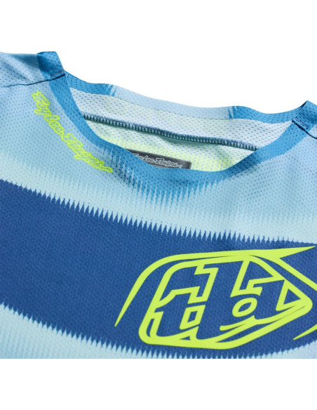 Maillot cross Troy Lee Designs 2027 SE Pro Illusion - Ardoise Jaune fluo