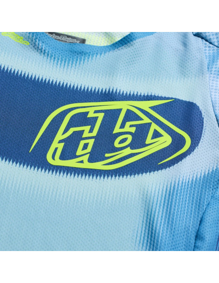 Maillot cross Troy Lee Designs 2027 SE Pro Illusion - Ardoise Jaune fluo