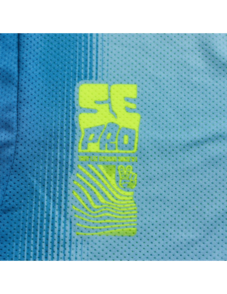 Maillot cross Troy Lee Designs 2027 SE Pro Illusion - Ardoise Jaune fluo