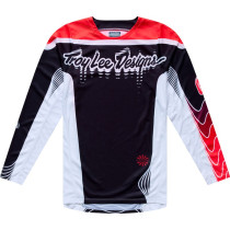 Maillot cross Troy Lee Designs 2027 GP Pro Stagger - Noir Rouge