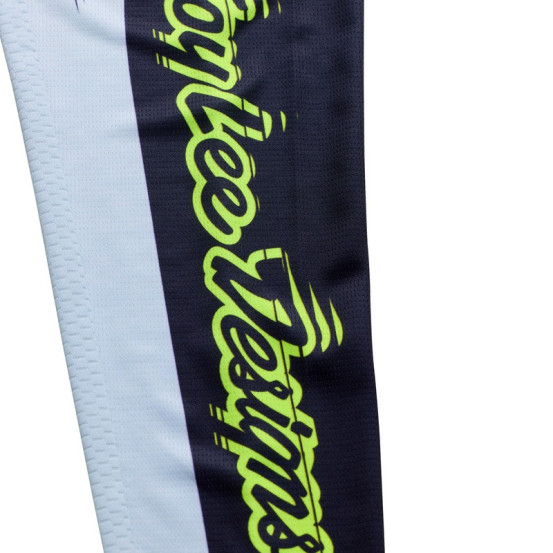 Maillot cross Troy Lee Designs 2027 GP Pro Stagger - Gris métal Jaune néon