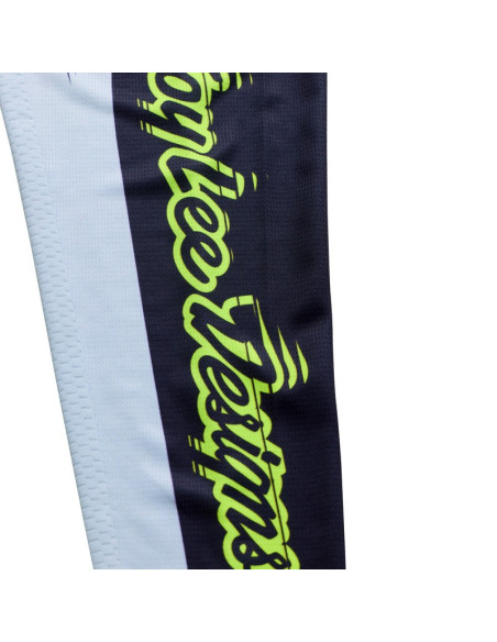Maillot cross Troy Lee Designs 2027 GP Pro Stagger - Gris métal Jaune néon