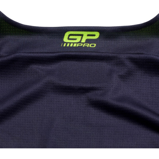 Maillot cross Troy Lee Designs 2027 GP Pro Stagger - Gris métal Jaune néon