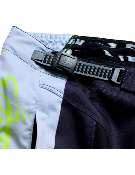 Pantalon cross Troy Lee Designs 2027 GP Pro Stagger - Gris métal Jaune néon