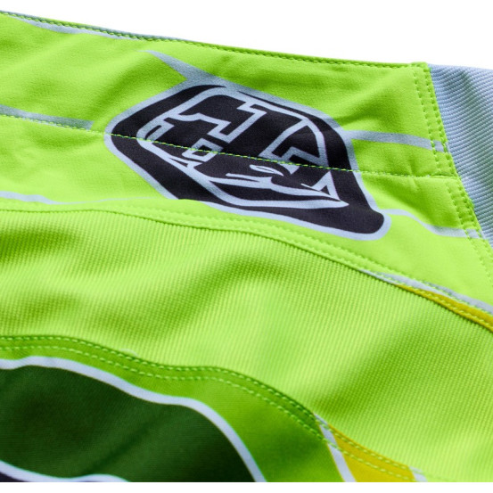 Pantalon cross Troy Lee Designs 2027 GP Pro Stagger - Gris métal Jaune néon