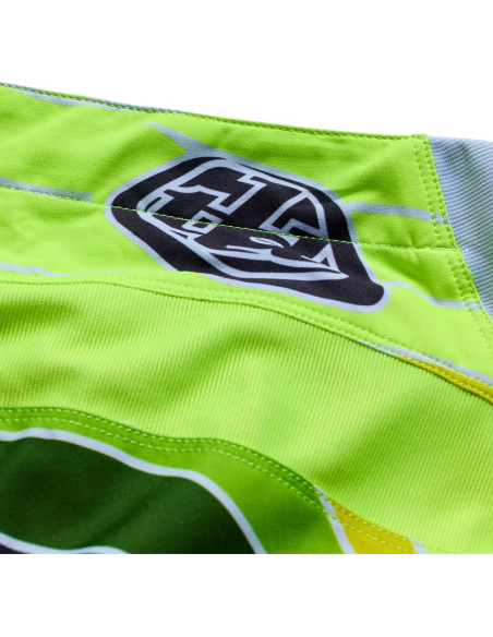 Pantalon cross Troy Lee Designs 2027 GP Pro Stagger - Gris métal Jaune néon