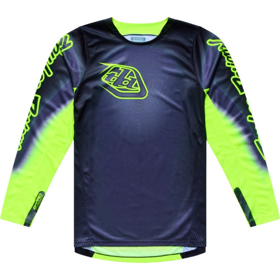 Maillot cross Troy Lee Designs 2027 GP Pro Imprint - Gris Jaune fluo