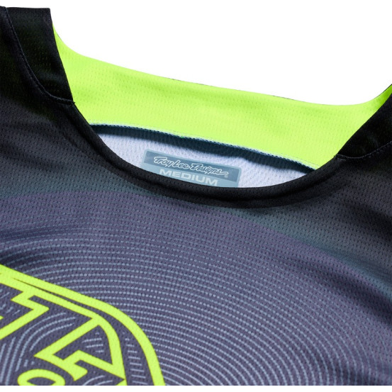 Maillot cross Troy Lee Designs 2027 GP Pro Imprint - Gris Jaune fluo
