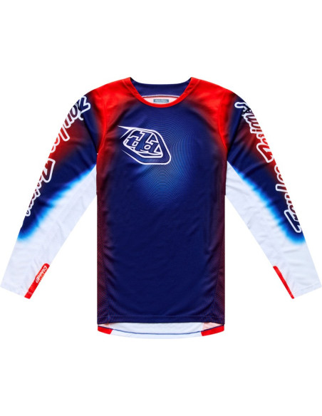 Maillot cross Troy Lee Designs 2027 GP Pro Imprint - Bleu Orange