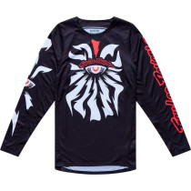 Maillot cross Troy Lee Designs 2027 GP Pro Cyclops - Noir Rouge néon