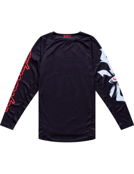Maillot cross Troy Lee Designs 2027 GP Pro Cyclops - Noir Rouge néon