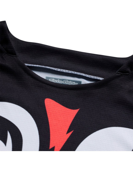 Maillot cross Troy Lee Designs 2027 GP Pro Cyclops - Noir Rouge néon