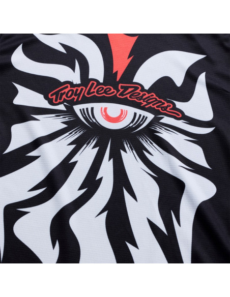Maillot cross Troy Lee Designs 2027 GP Pro Cyclops - Noir Rouge néon