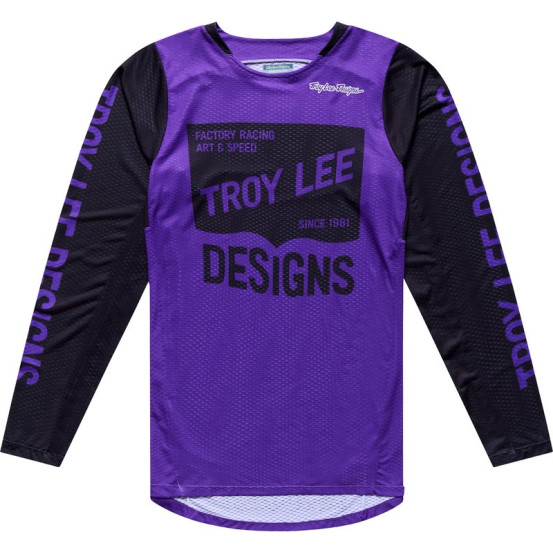 Maillot cross Troy Lee Designs 2027 GP Pro Air Locked - Violet néon