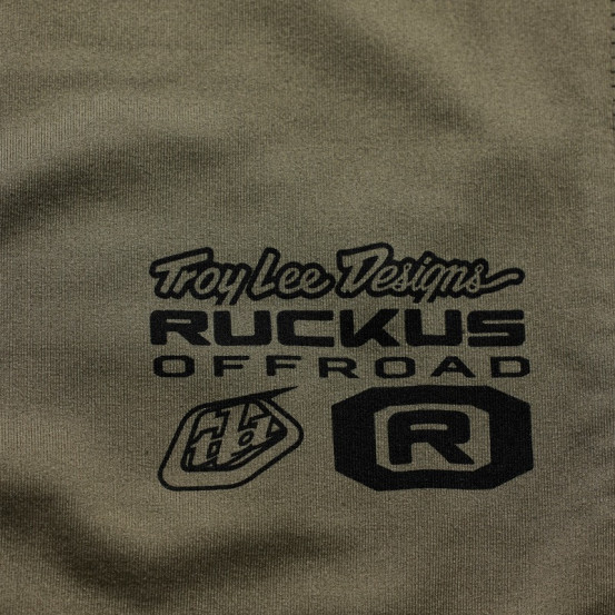 Maillot cross Troy Lee Designs 2027 Ruckus Offroad Barz - Kaki Carbone