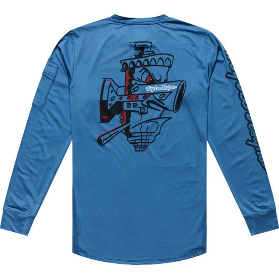 Maillot cross Troy Lee Designs 2027 Ruckus Offroad Carbz - Ardoise