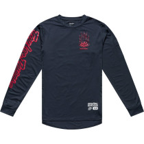 Maillot cross Troy Lee Designs 2027 Ruckus Offroad Flamz - Carbone