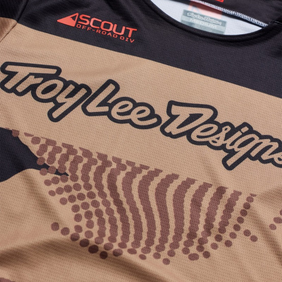 Maillot cross Troy Lee Designs 2027 Scout GP Pro High Desert - Terre de Sienne