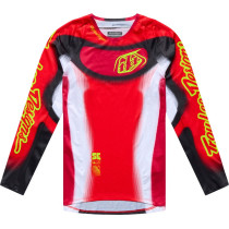 Maillot cross enfant Troy Lee Designs 2027 SE Pro Illusion - Rouge Noir