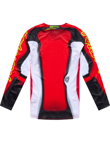 Maillot cross enfant Troy Lee Designs 2027 SE Pro Illusion - Rouge Noir