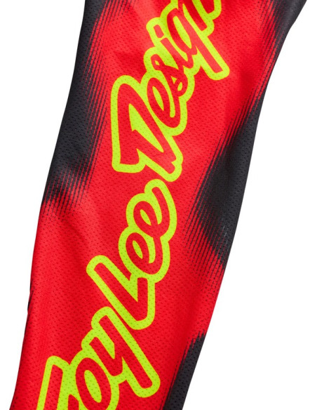 Maillot cross enfant Troy Lee Designs 2027 SE Pro Illusion - Rouge Noir