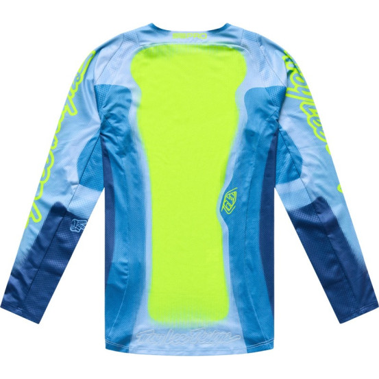 Maillot cross enfant Troy Lee Designs 2027 SE Pro Illusion - Ardoise Jaune fluo