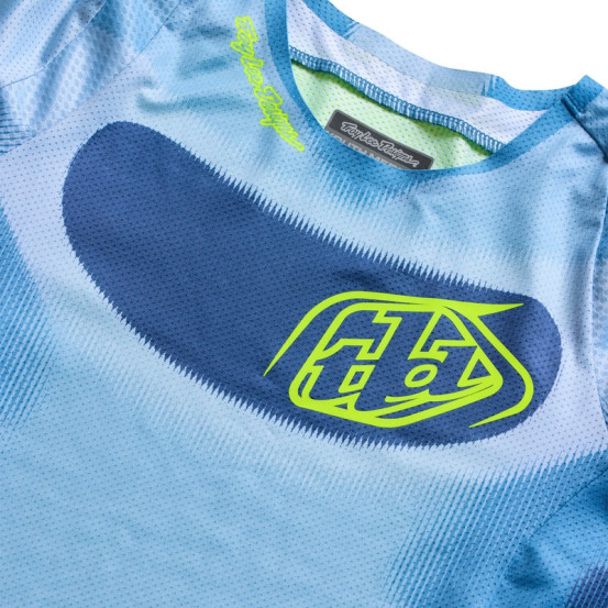 Maillot cross enfant Troy Lee Designs 2027 SE Pro Illusion - Ardoise Jaune fluo