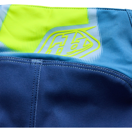 Pantalon cross enfant Troy Lee Designs 2027 SE Pro Illusion - Ardoise Jaune fluo