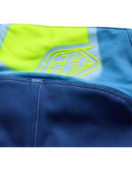 Pantalon cross enfant Troy Lee Designs 2027 SE Pro Illusion - Ardoise Jaune fluo