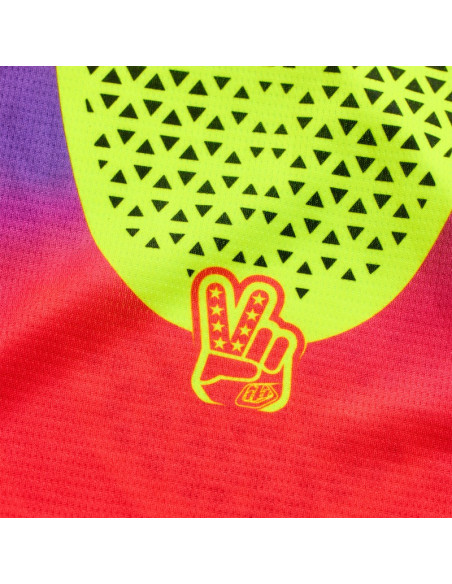 Maillot cross enfant Troy Lee Designs 2027 GP Pro Aura - Jaune fluo