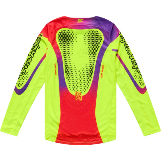 Maillot cross enfant Troy Lee Designs 2027 GP Pro Aura - Jaune fluo