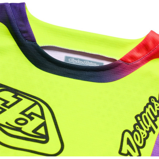 Maillot cross enfant Troy Lee Designs 2027 GP Pro Aura - Jaune fluo