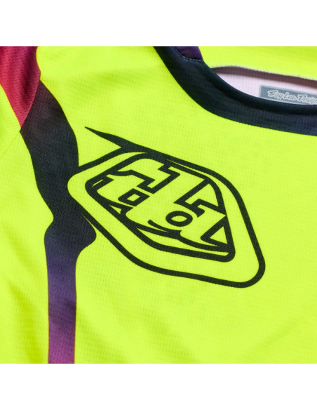 Maillot cross enfant Troy Lee Designs 2027 GP Pro Aura - Jaune fluo