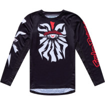 Maillot cross enfant Troy Lee Designs 2027 GP Pro Cyclops - Noir Rouge néon