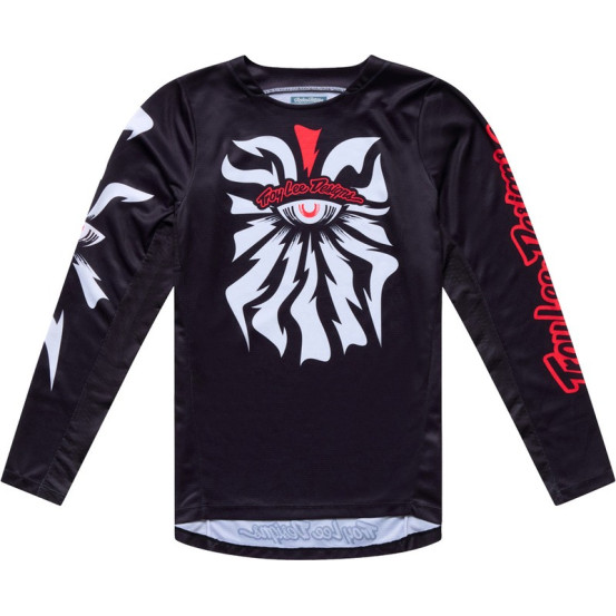 Maillot cross enfant Troy Lee Designs 2027 GP Pro Cyclops - Noir Rouge néon