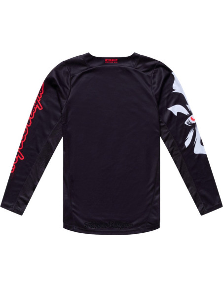 Maillot cross enfant Troy Lee Designs 2027 GP Pro Cyclops - Noir Rouge néon