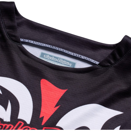Maillot cross enfant Troy Lee Designs 2027 GP Pro Cyclops - Noir Rouge néon