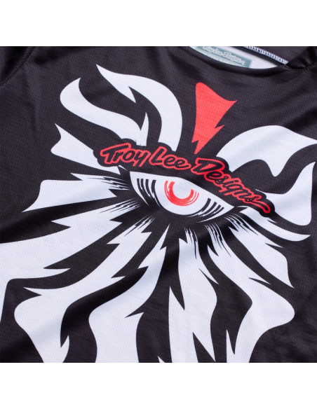 Maillot cross enfant Troy Lee Designs 2027 GP Pro Cyclops - Noir Rouge néon