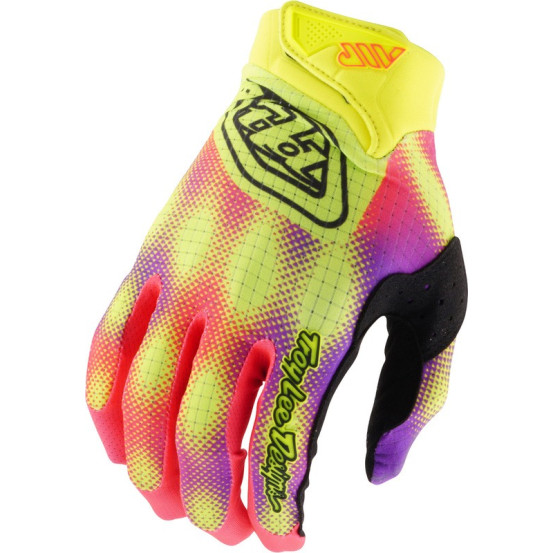 Gants cross Troy Lee Designs 2027 Air Aura - Jaune fluo