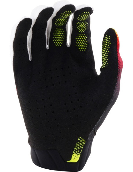 Gants cross Troy Lee Designs 2027 Air Illusion - Rouge Noir