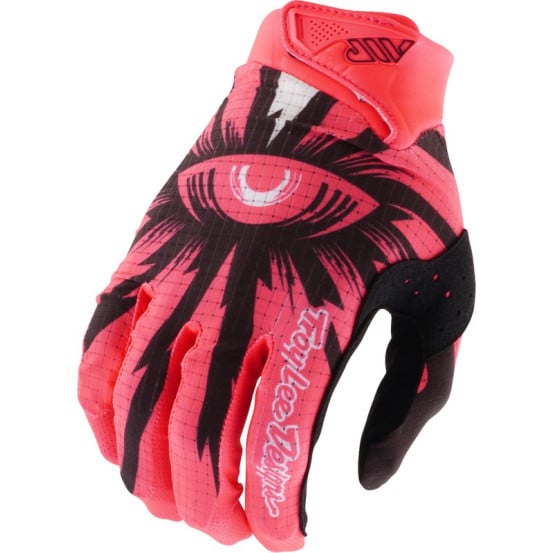 Gants cross Troy Lee Designs 2027 Air Cyclops - Rouge néon