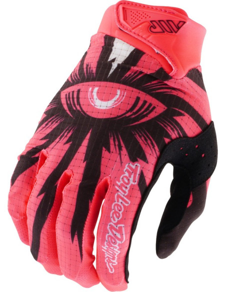Gants cross Troy Lee Designs 2027 Air Cyclops - Rouge néon