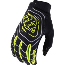 Gants cross Troy Lee Designs 2027 GP Pro Stagger - Gris métal Jaune néon