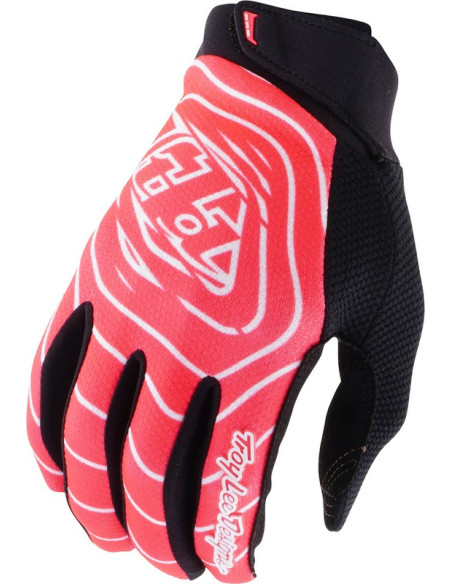 Gants cross Troy Lee Designs 2027 GP Pro Stagger - Noir Rouge